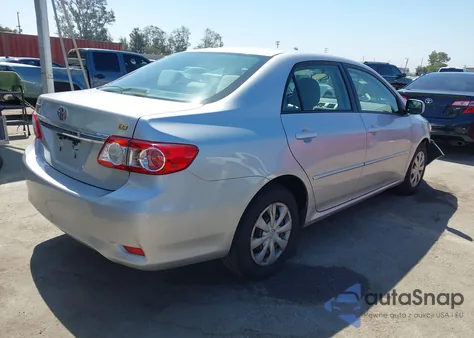 2011 Toyota Corolla Le from USA, damaged, VIN JTDBU4EE3B9165872